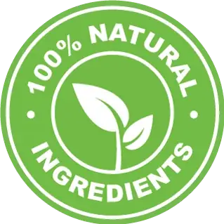100 per cent natural ingredients mark